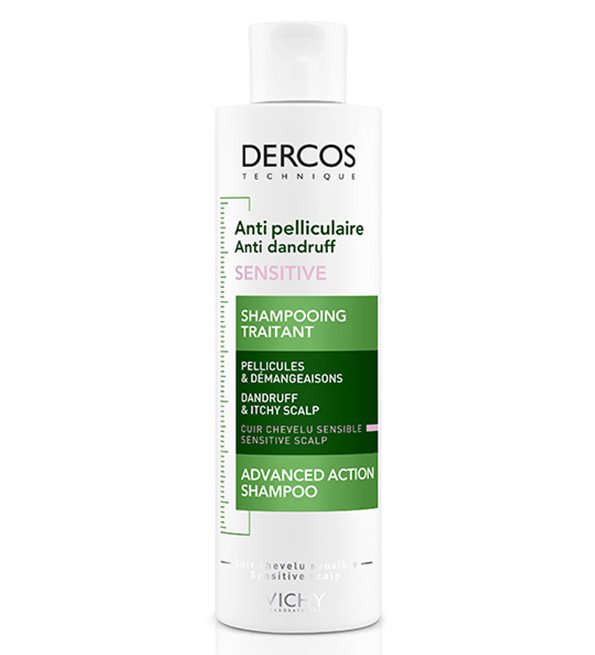 VICHY DERCOS ANTI-PELLICULAIRE SENSITIVE SHAMPOING TRAITANT 200ML
