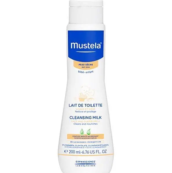 MUSTELA LAIT DE TOILETTE BEBE 200ML