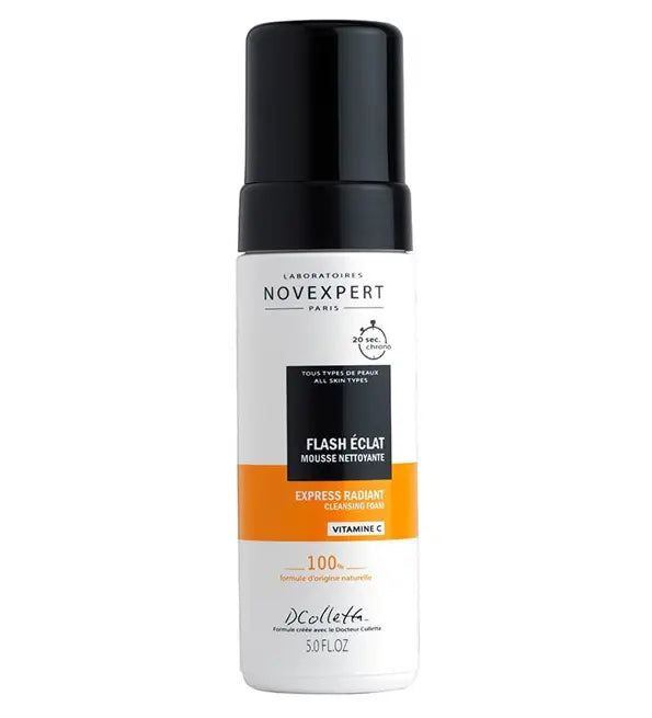 NOVEXPERT FLASH ECLAT MOUSSE NETTOYANTE 150ML