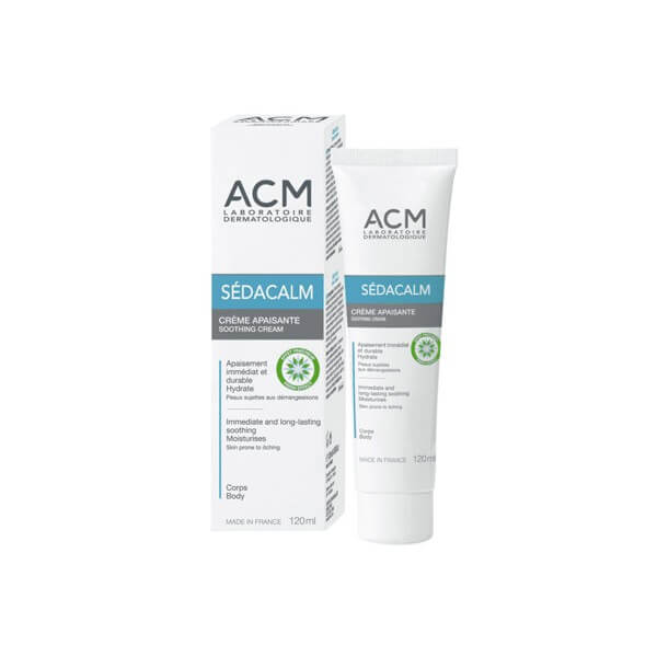 ACM SEDACALM CREME APAISANTE 120ML : Une Crème Apaisante pour une peau douce et apaisée