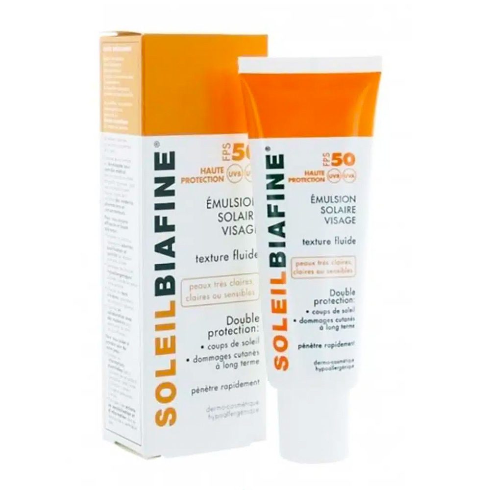Biafine Emulsion Solaire Visage SPF 50+ 50 ml