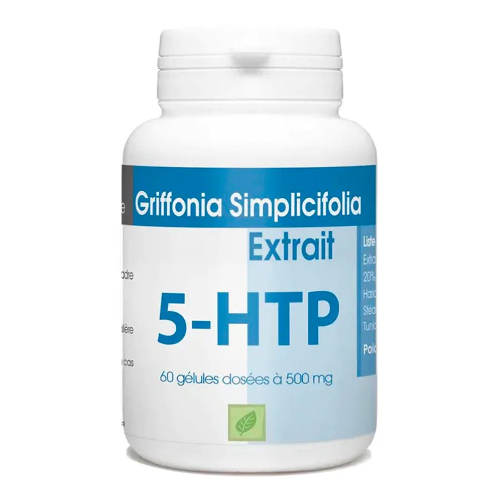 GPH DIFFUSION Griffonia Extrait 5HTP 500 Mg (60 Gélules)