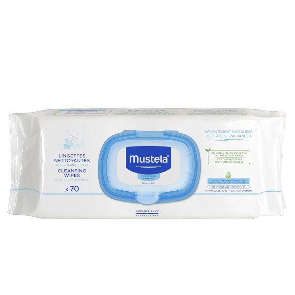 MUSTELA LINGETTES NETTOYANTES PEAU NORMALE A L'AVOCAT B70
