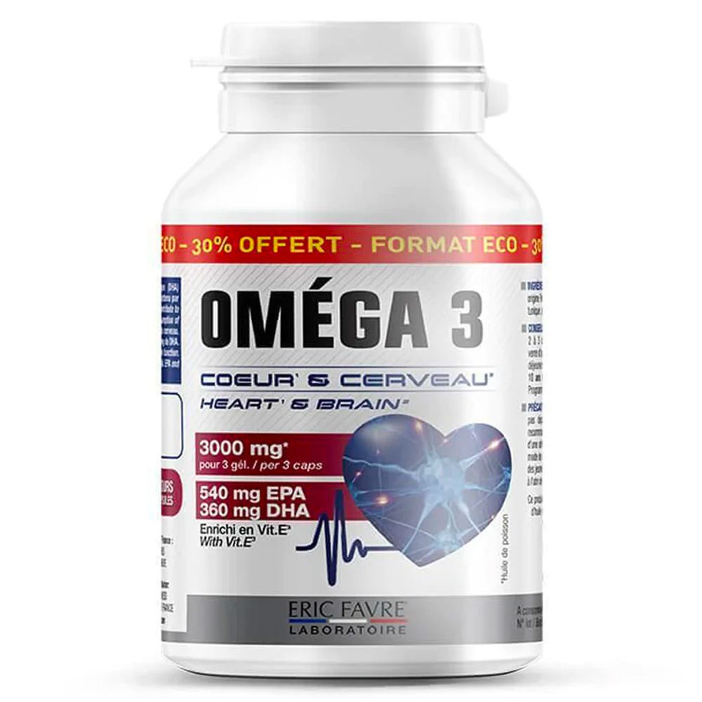 ERIC FAVRE Oméga 3 Boîte de 60 Capsules