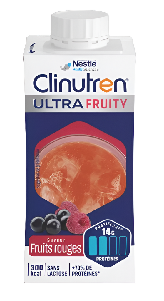 Clinutren Ultra Fruity : 14G Protéine, 300 kcal, Vitamines et Minéraux