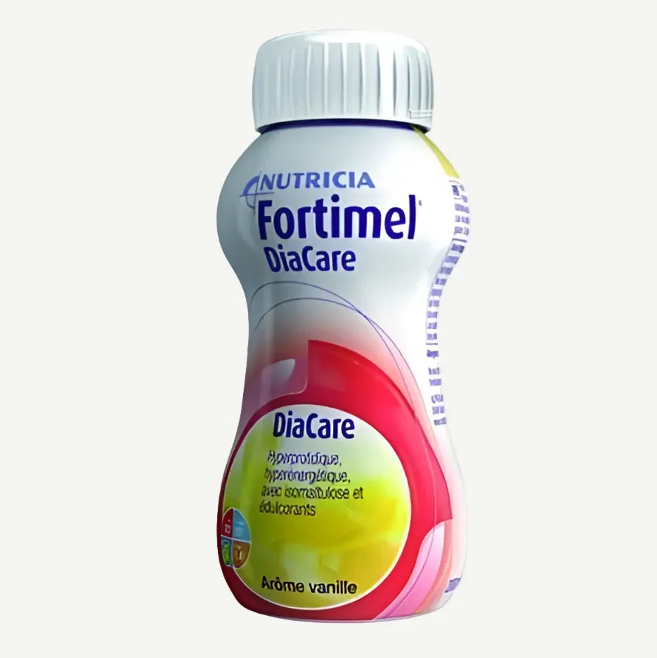 Fortimel Diacare : 19,6g Protéine, 302 kcal, 1,4g Fibres