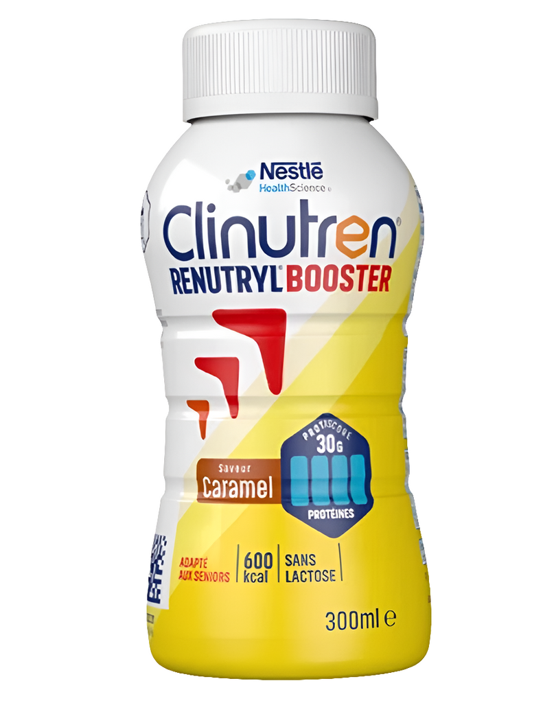 Clinutren Renutryl Booster : 30G protéines, 600 Kcal, Vitamines et Minéraux