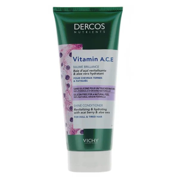 VICHY DERCOS NUTRIENTS VITAMIN A.C.E APRES SHAMPOOING 200ML