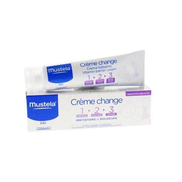 MUSTELA CREME DE CHANGE VITAMIN BARRIER CREAM 1 2 3 100ML