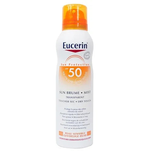 EUCERIN SUN PROTECTION SUN BRUME TRANSPARENT TOUCHER SEC 200ML