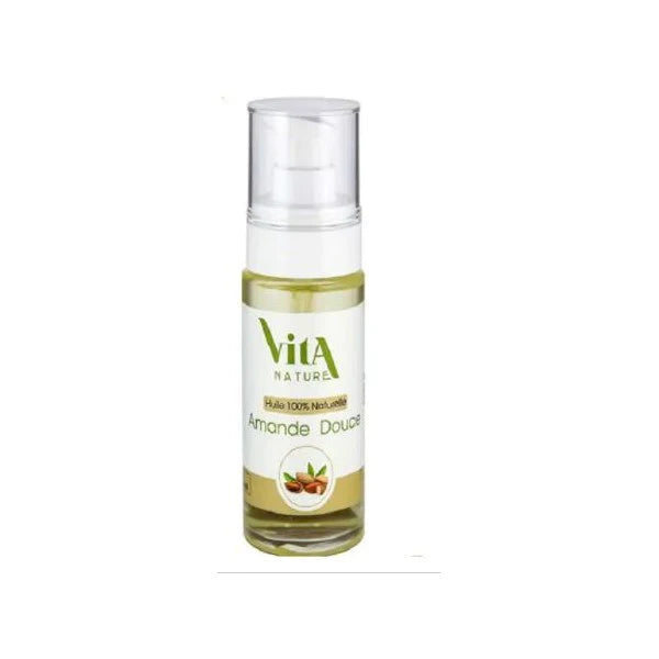L'Huile d'Amande Douce VITA NATURE 50ml : pour une hydratation en profondeur
